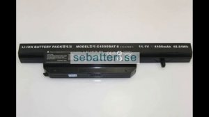C4500BAT-6 batteri, 11.1V 4400mAh CLEVO C4500BAT-6 laptop batterier