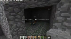 LEAKED!!! Minecraft Beta 1.8 Pre-Release Dungeons in Ravines!!!!!