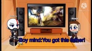 Gacha life/club react to god of war amv