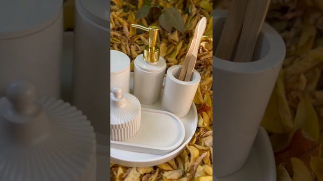 Декор для ванной комнаты из высокопрочного гипса💫 смотреть онлайн