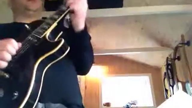 Vintage Gibson Black beauty Les Paul Custom 1971 смотреть онлайн