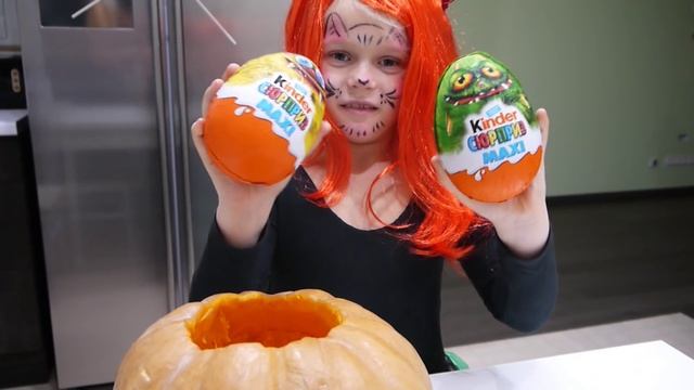 №Halloween #pumpkin.  Вырезать тыкву на #Хэллоуин. / #KatyaToysTV / #KTTV
