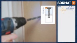 Дюбель бабочка по гипсокартону Sormat OLA