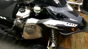 Снятие коробки снегохода Lynx Comander 600 e-tec(этап 1)