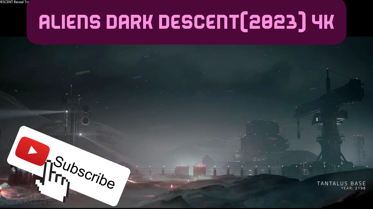 Aliens Dark Descent Reveal Trailer (2023) 4k