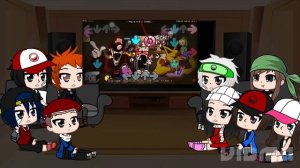 Pokemon gen 1-5 React to Fnf hypno lullaby v2