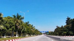 Myanmar cities 2020 Naypyidaw city drive. Naypyidaw une capitale fantôme