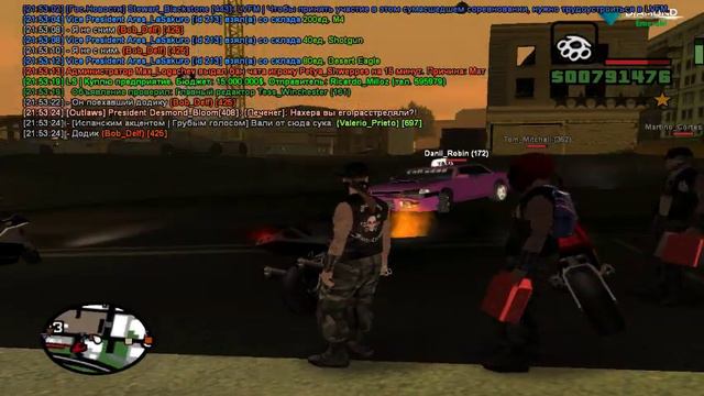 Outlaws MC | Небольшой мотопробег после налета на АЗС. смотреть онлайн