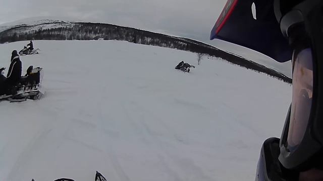 Снежные прогулки :-) техника поларис ! смотреть онлайн