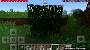 Как добыть листву и траву в майнкрафте!