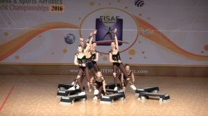 Первенство мира по фитнес-аэробике 2016, команда "Лада-Фристайл", г. Тольятти, 1 место