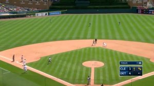 CLE@DET: Gomes fires a strike to nab Kinsler