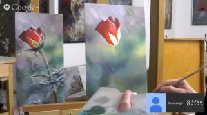 МК по живописи от Александра Маранова "Роза"