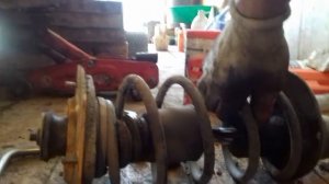 Замена Передной Амортизатора На Калину (1)