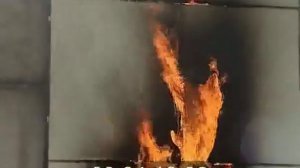 Огневые испытания алюминиевых композитных панелей производства КНР (группа горючести - Г4)