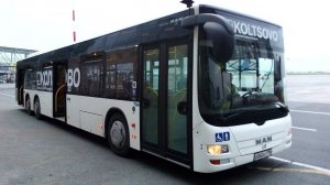 Автобус Ман а26 Лион Сити в аэропорту Кольцово