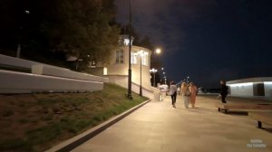 Ночная прогулка по Речному вокзалу / Night walk along the River Station