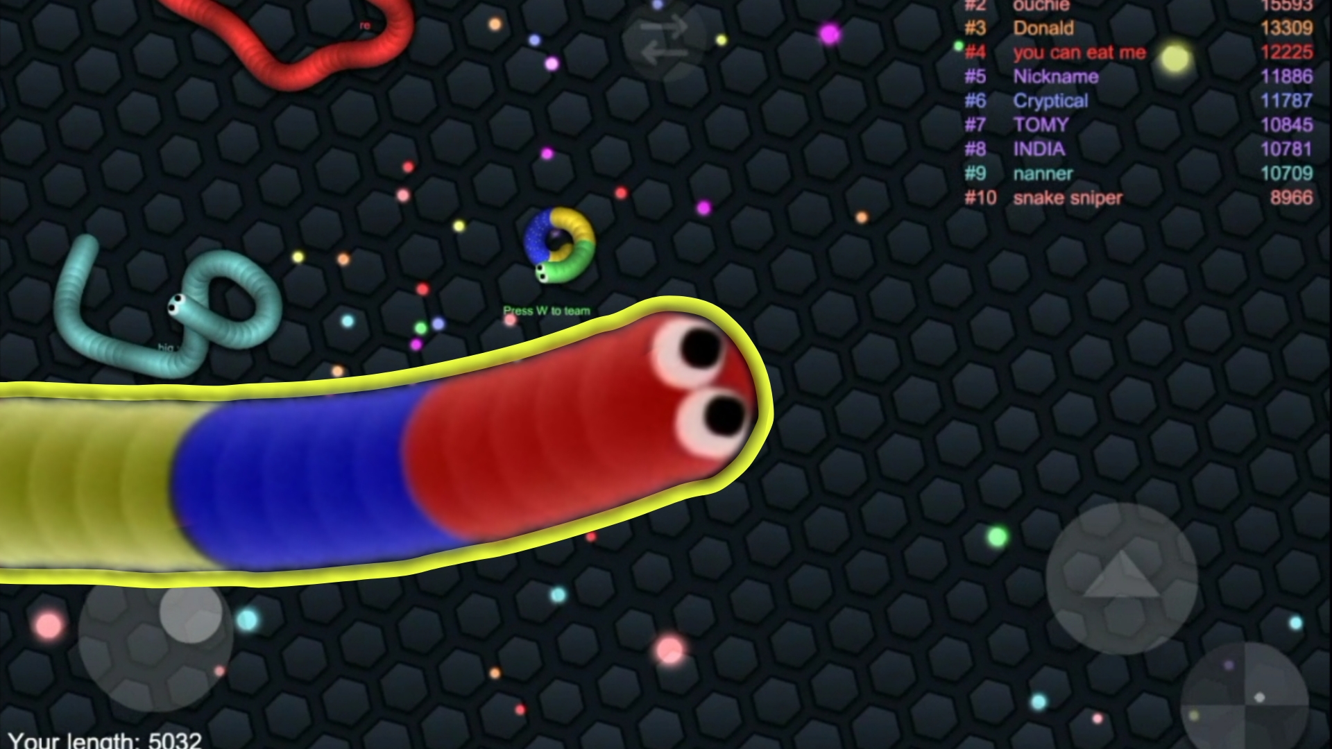 СПИДРАН БОЛЬШОГО ЧЕРВЯ В SLITHERIO |Slither.io