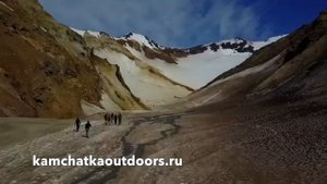 Восхождение в кратер активного вулкана на Камчатке Мутновский.