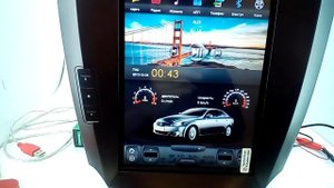 Штатная магнитола в стиле Tesla Lexus IS250/300/350 (2006-2011) Android CF-3173
