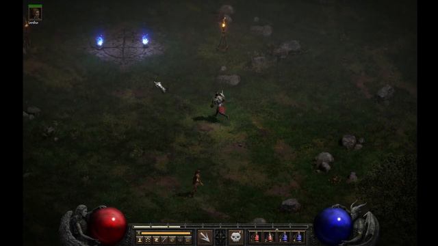 Diablo II Resurrected Leveling Quests AKT 1 Nightmare # Nekromant # 19 смотреть онлайн