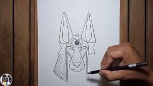 How To Draw Anubis the Egyptian God 2023