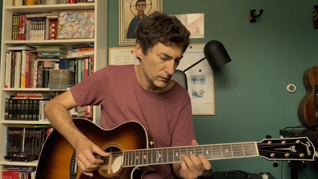 Slow Blues in A on Fender PM-3 смотреть онлайн