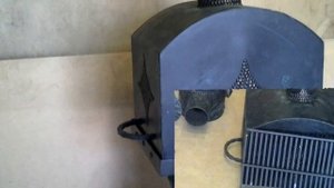 печь универсальная декорированная НА ОТРАБОТАННОМ МАСЛЕ (отработке) .flv