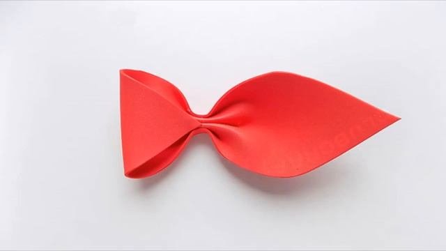 Как сделать ? красивый бантик из фоамирана