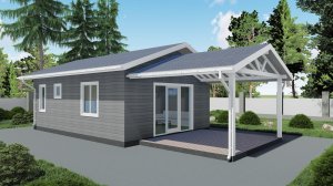 Проект бани в финском стиле.