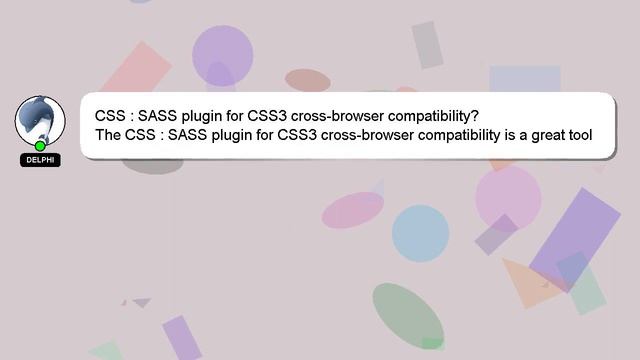 CSS : SASS plugin for CSS3 cross-browser compatibility? смотреть онлайн