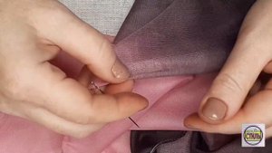Лёгкий способ аккуратно подшить шифоновый шарфик