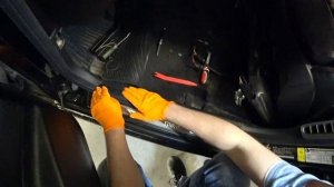 Как снять водительское сидение BMW e65 e66. Замена преднатяжителя ремня. Ремонт сидения
