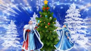 Красивый новогодний футаж!