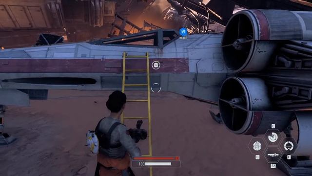 STAR WARS BATTLEFRONT 2 Singleplayer Campaign Walkthrough Chapter 10: The Battle of Jakku смотреть онлайн