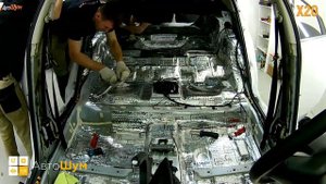 Шумоизоляция пола с арками Mazda 6 GH в уровне Экстра. АвтоШум.