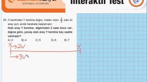 KUPA | Matematik - Test 43 | Soru 9