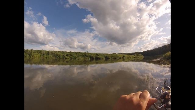 Рыбалка на реке Иня в районе Шелковичихи на поплавок июль 2014. смотреть онлайн
