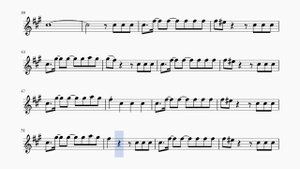 На теплоходе музыка играет. В.Добрынин - М.Рябинин. Для альт саксофона