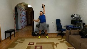Комплекс упражнений с гирей 16 кг от Виктора Блуда (7 сетов)!!! Жесть!!!