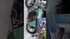 Самодельная коляска (боковой прицеп, люлька) мотоцикла Иж планета из Турции!!!