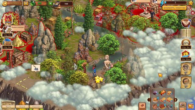 Игра Клондайк / Локация Покинутый город / Полная расчистка и подарки / The Klondike game