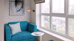 ДИЗАЙН КВАРТИРЫ-СТУДИИ В СОВРЕМЕННОМ СТИЛЕ, ЖК «ВРЕМЕНА ГОДА», 34 КВ.М.