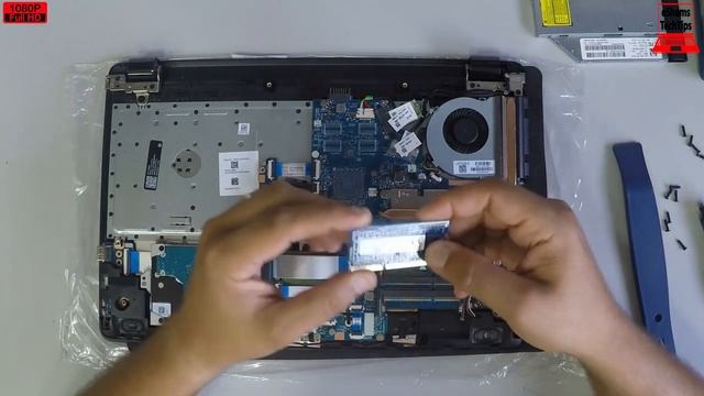 HP 15 bs151nj Partial Disassembly And Reassembly смотреть онлайн