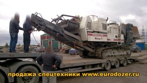 Щековая дробилка МЕТСО LT 80 погрузка на трал / Portable crusher METSO