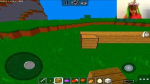 Играю в МАЙНКРАФТ и строю дом в воздухе. Miss Milana PLAY GAMES