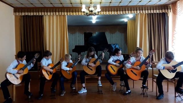 "Несказанная осень","Испанский танец" ансамбль Чорнобаевской ДМШ. смотреть онлайн