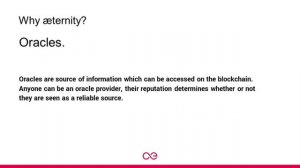 Introduction to aeternity (in Chinese) | aeternity 简介