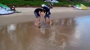 Рыбалка во Вьетнаме - рыба скат.