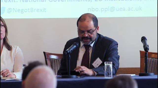 'Negotiating Brexit' conference, 20 October 2017: Panel 1 The European Institutions